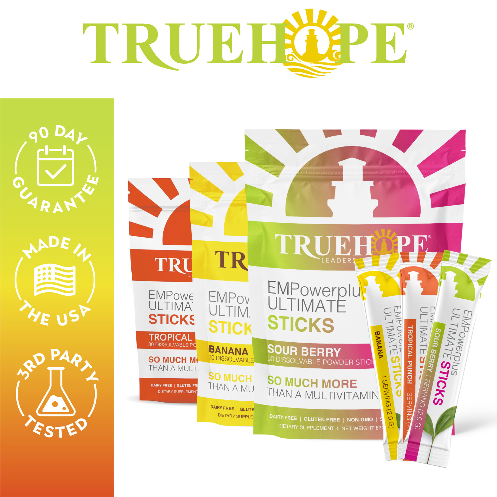 Truehope Empowerplus Ultimate Sticks | Daily Powder Pouches (Official Listing)