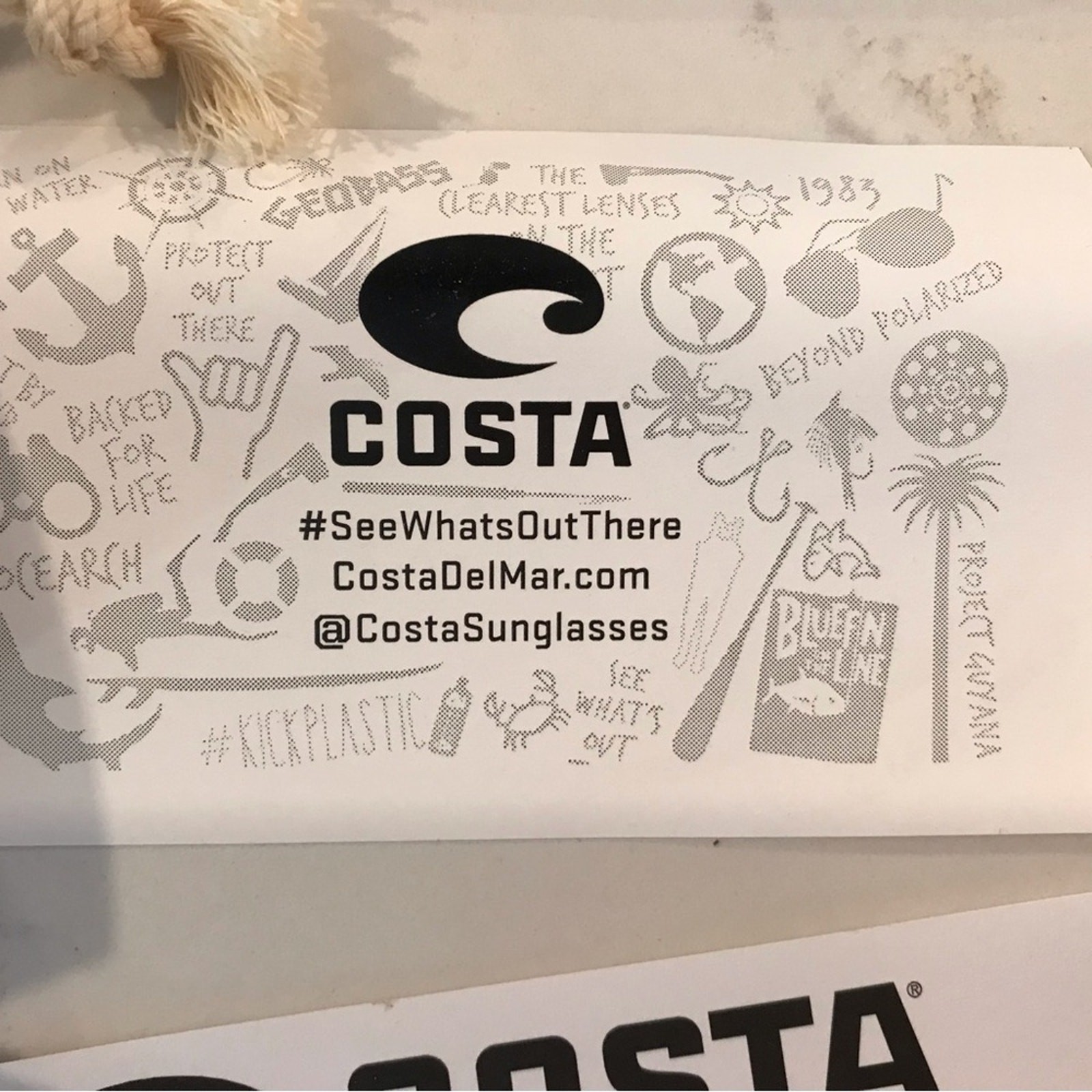 Costa Cork Sunglass Case Includes branded pouch and accessories.
