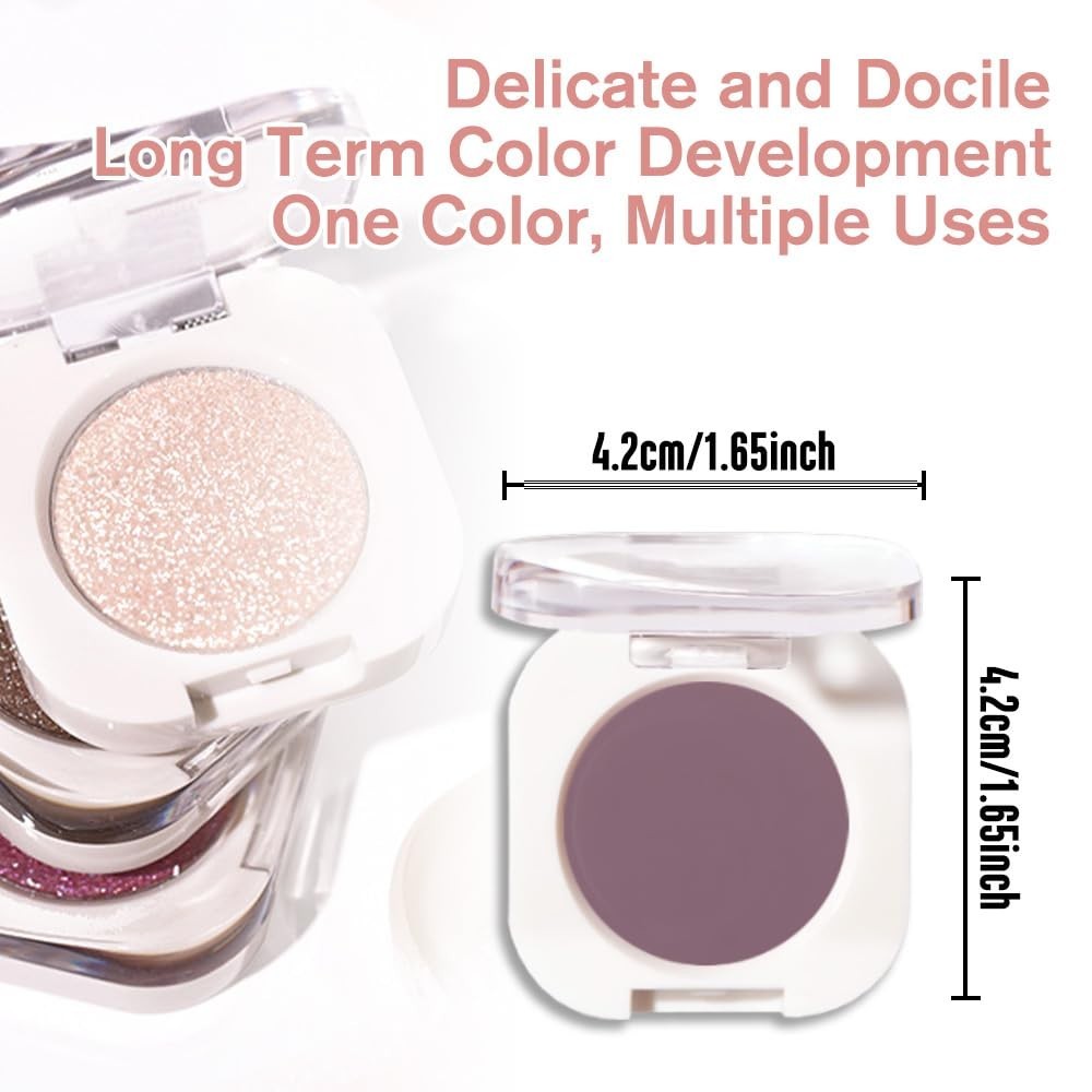 Shimmery Plum Eyeshadow – Lightweight, Waterproof & Buildable Coverage
