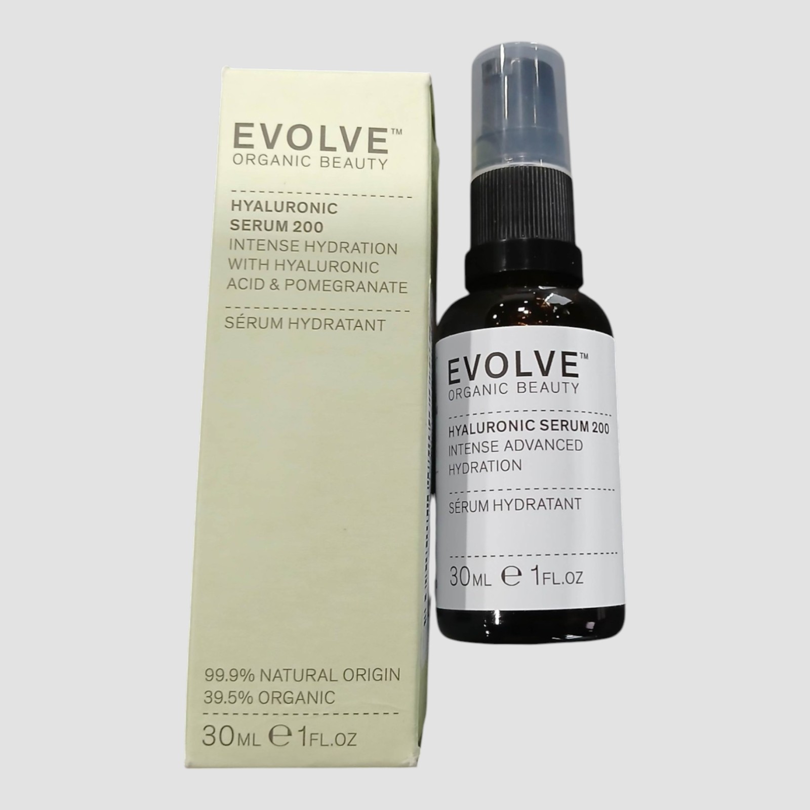 Evolve Beauty Organic Natural Hyaluronic Serum for All Skin Types 30 ML