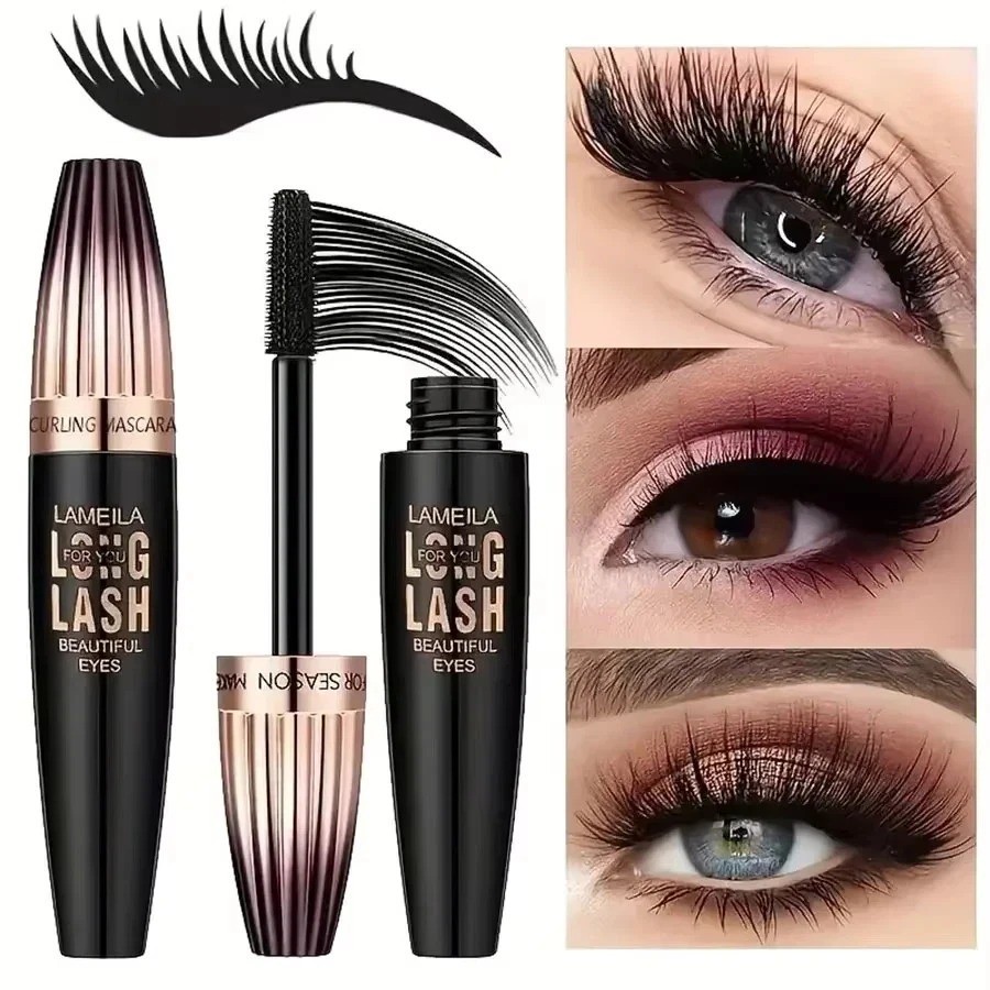 My Amazing Lashes 4D Silk Fiber Lash Mascara – Black, Volume & Length,Waterproof