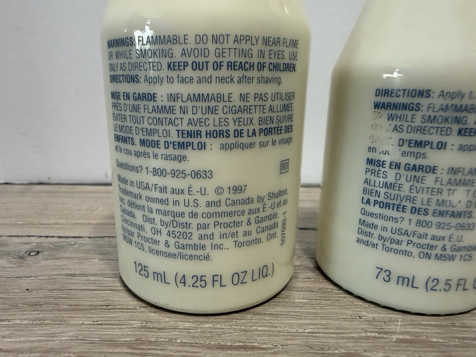OLD SPICE Vintage 1997 Shulton 4.25 oz After Shave 2.5 oz Cologne Set