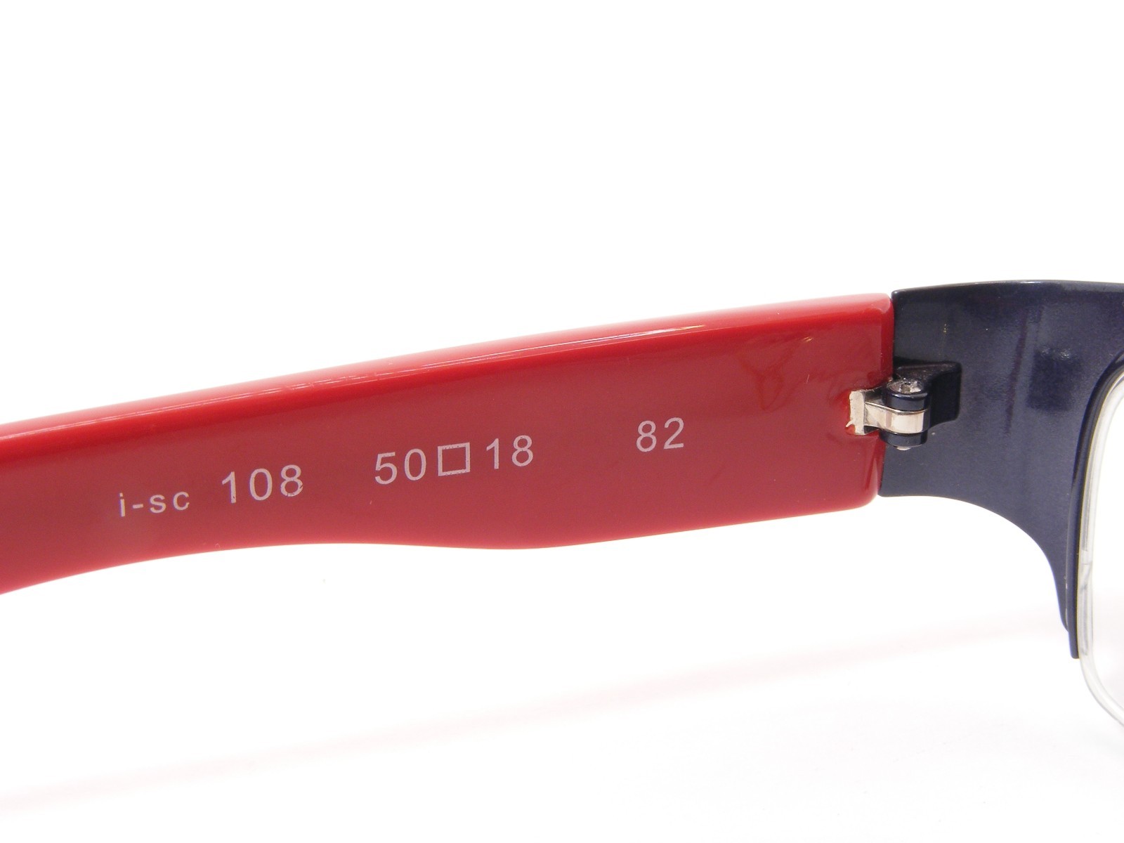 iTrix i-ac 108 82 Dark Blue /Red UNIQUE RARE EYEGLASSES FRAME 50-18-137 (NOTES)