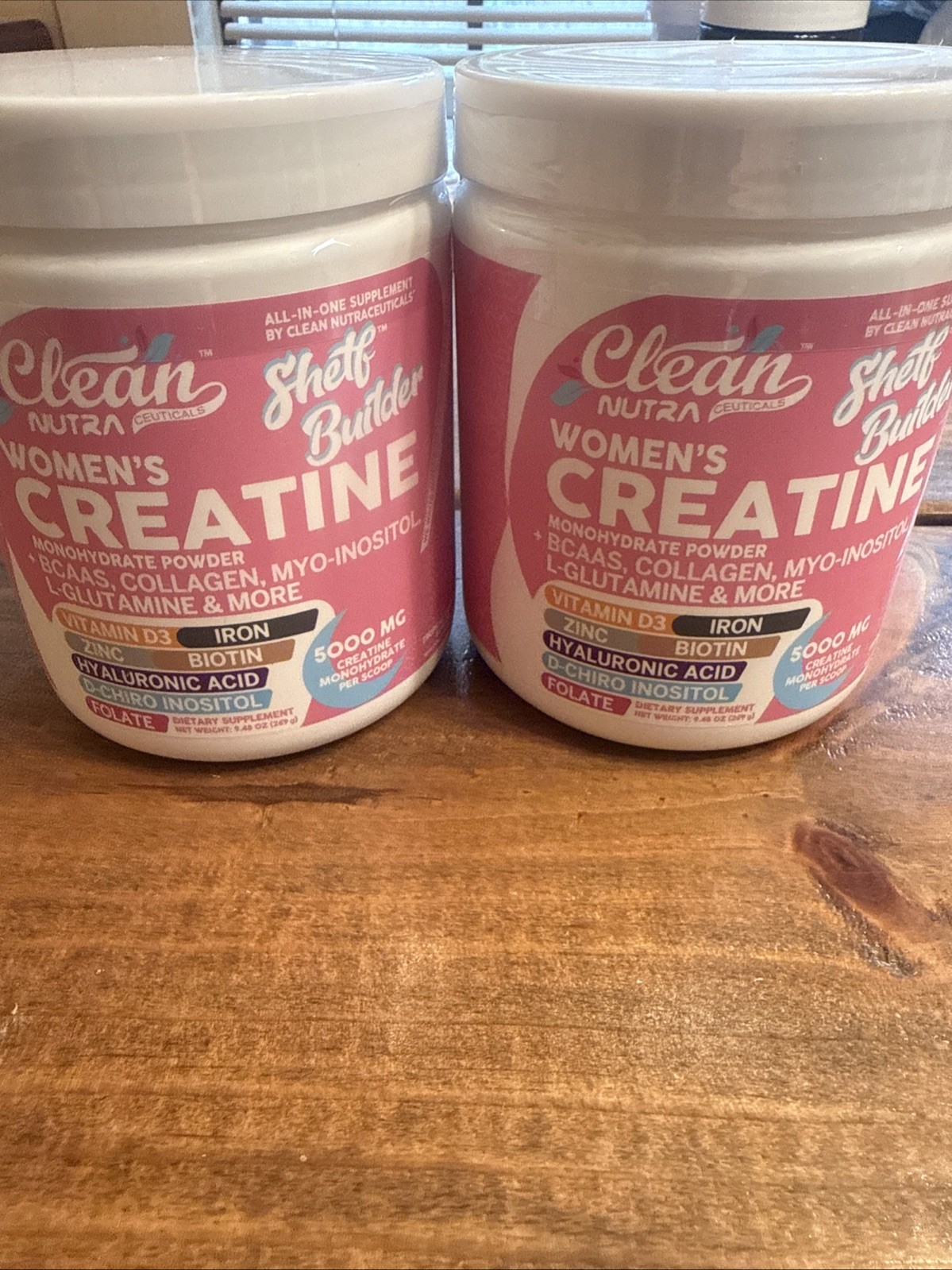 (2) Clean Nutra Women Creatine Bundle Of 2 Tropical Orange Powder Drink Mix