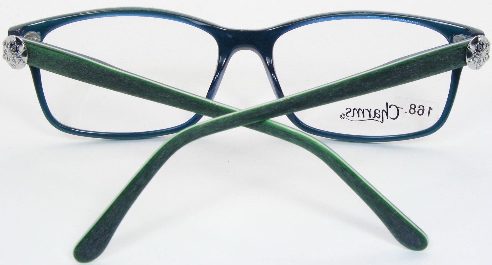 Charms 6266-2 Brushed Green /Mint /Blue UNIQUE RARE EYEGLASSES GLASSES 55-15-135