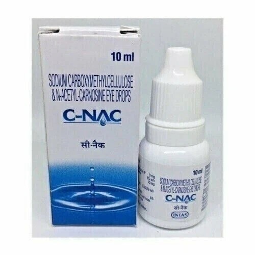 C-NAC Eye Drops, N-Acetyl-Carnosine Eye Drops – 10 ml(Pack of 2) (Long Exp 2027)
