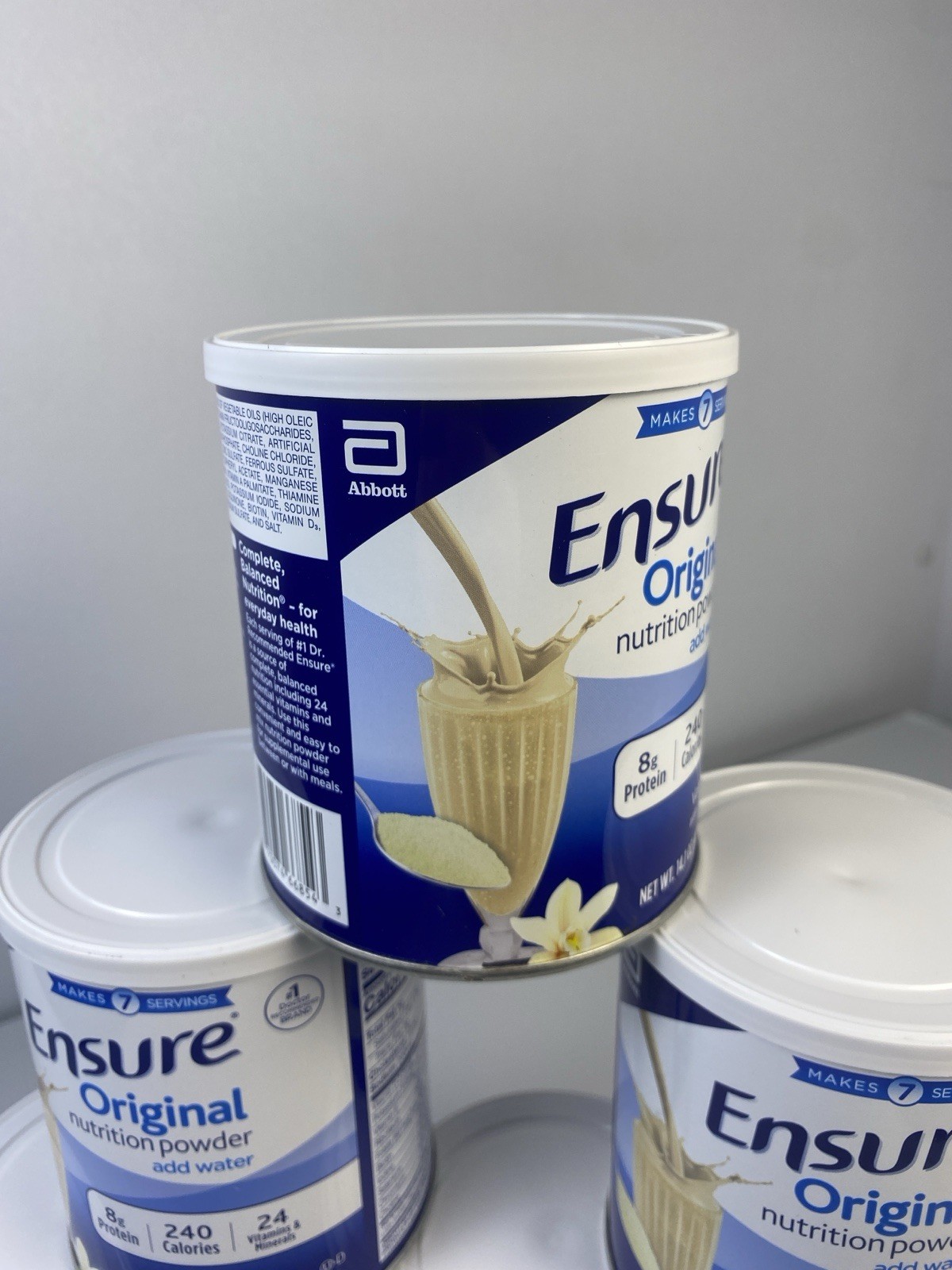 6-PACK Ensure Original Nutrition Powder Vanilla 8g Protein Exp. 7/1/26 – 14.1 Oz