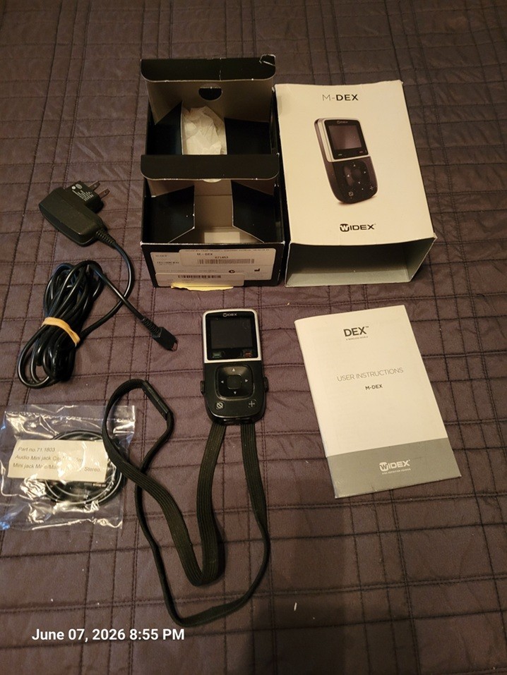 Widex M-DEX Remote Control Bluetooth HEARING AID ACCESSORY in Original Box