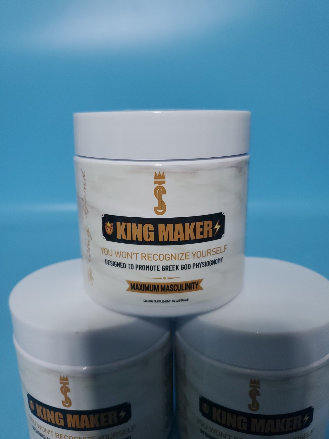 3X Top Shelf Grind King Maker, 120 capsules, 13-in-1 Supplement for Men