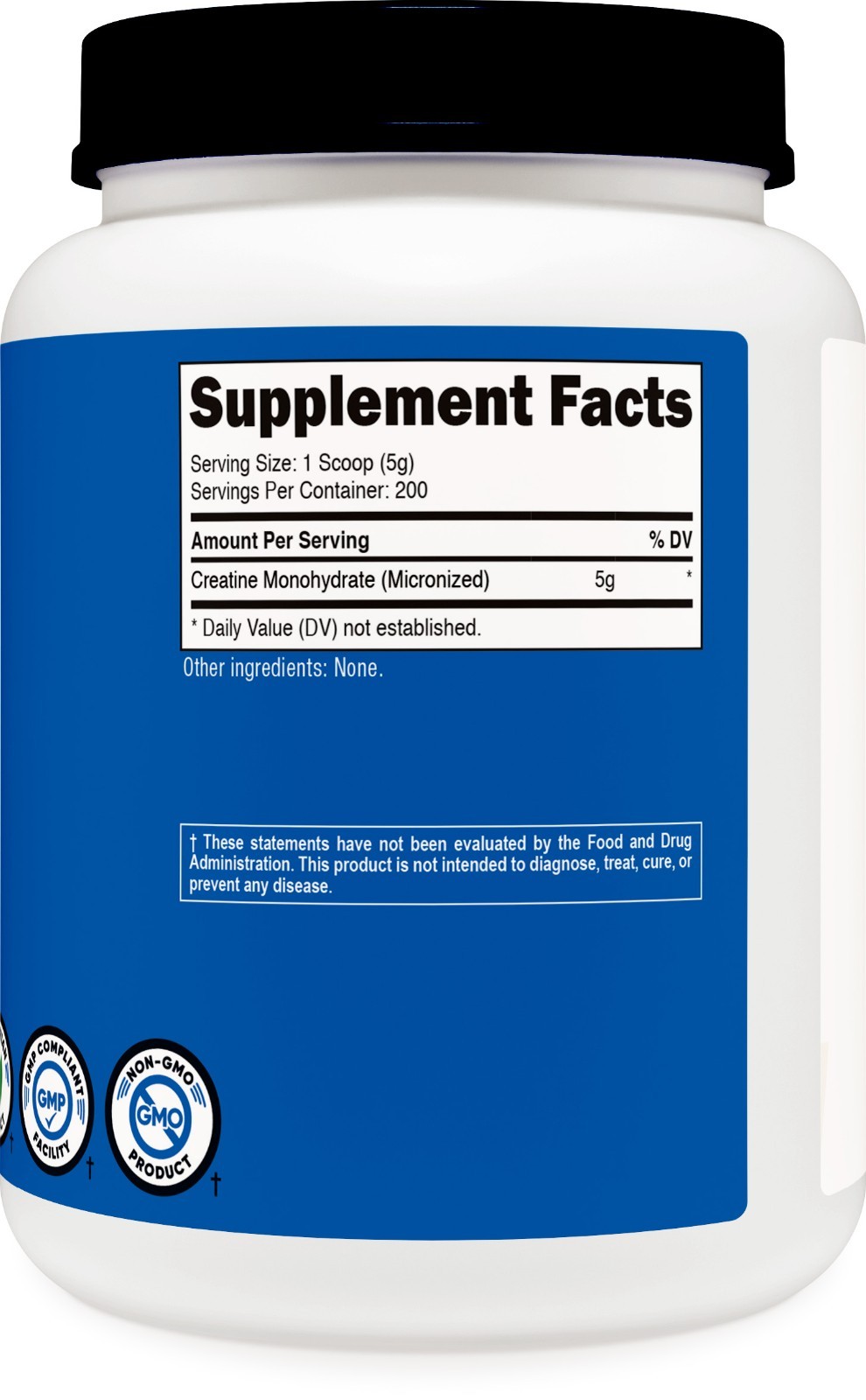 Nutricost Creatine Monohydrate Powder 1KG – Pure Powder, Gluten Free, Non-GMO