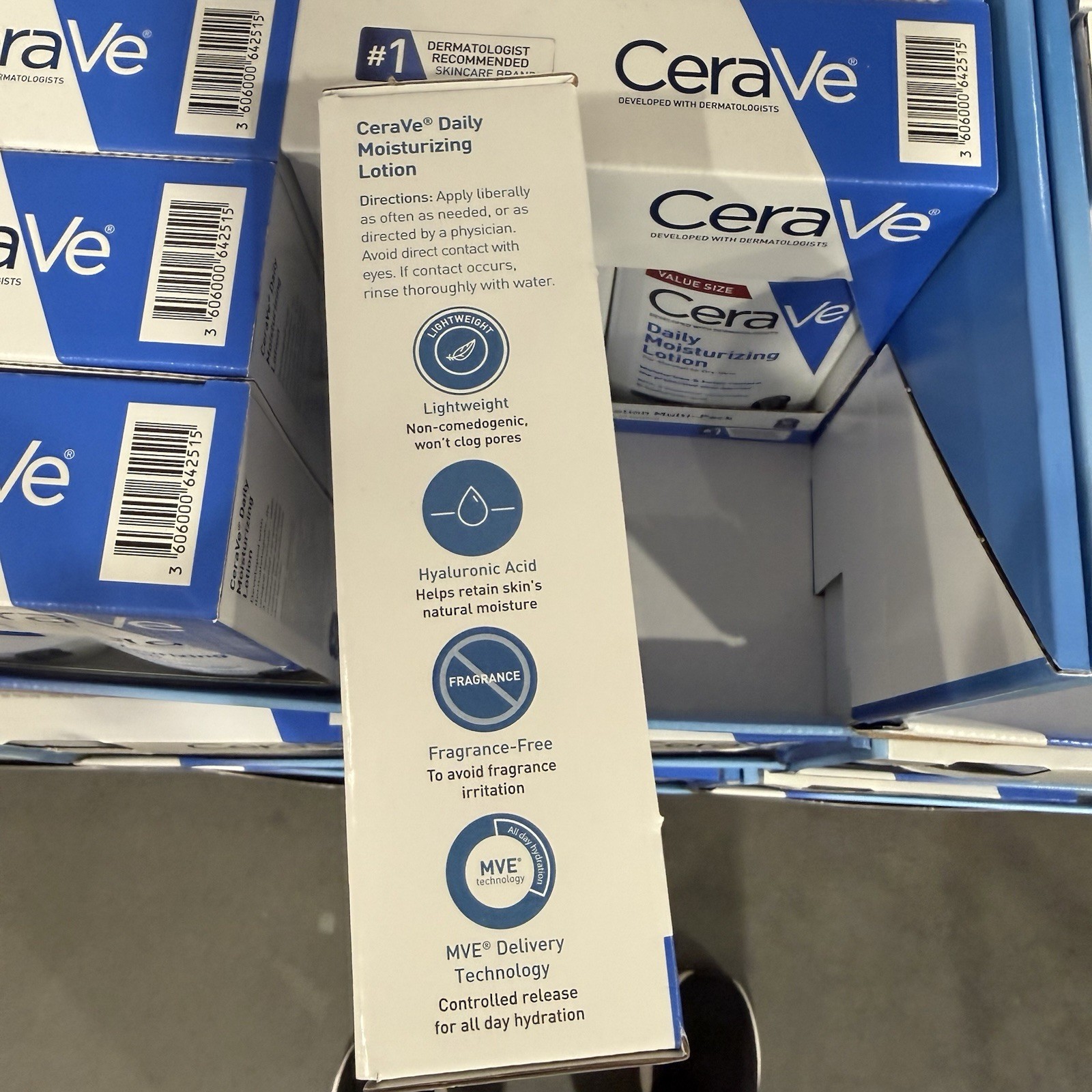 CeraVe Daily Moisturizing Lotion Fragrance-Free 2×16 fl oz w/HA Ceramides