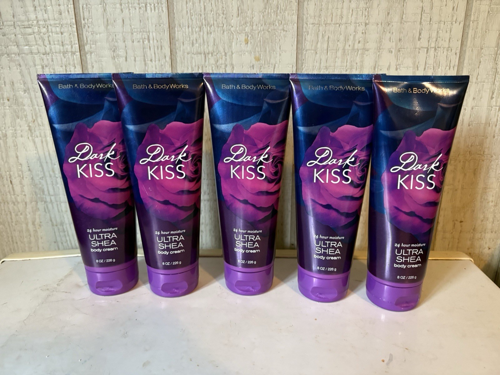 Bath & Body Works Dark Kiss Ultra Shea Body Cream, 24 Hour Moisture 8 oz