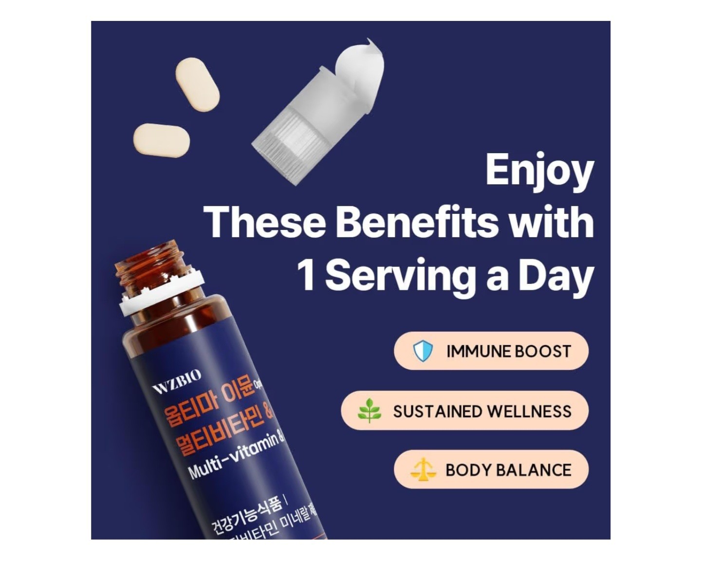 (3)WZBIO Optizen Immune Multi-Vitamin & Mineral 90 Bottles Sealed Exp 10/15/26
