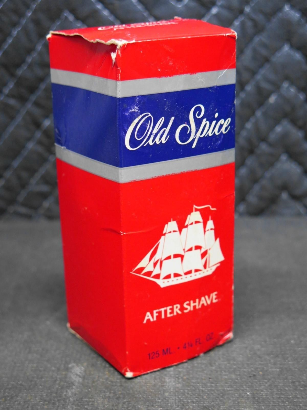 Vintage Shulton Old Spice After Shave 4 1/4 oz Star Cap W/ Box 1988 NOS