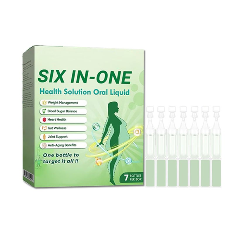 Six-in-One Health Solution Oral Liquid,one Bottle to Target It All HOT
