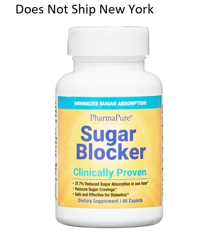 PharmaPure Sugar Blocker Weight Loss Supplement, 90 Capsules