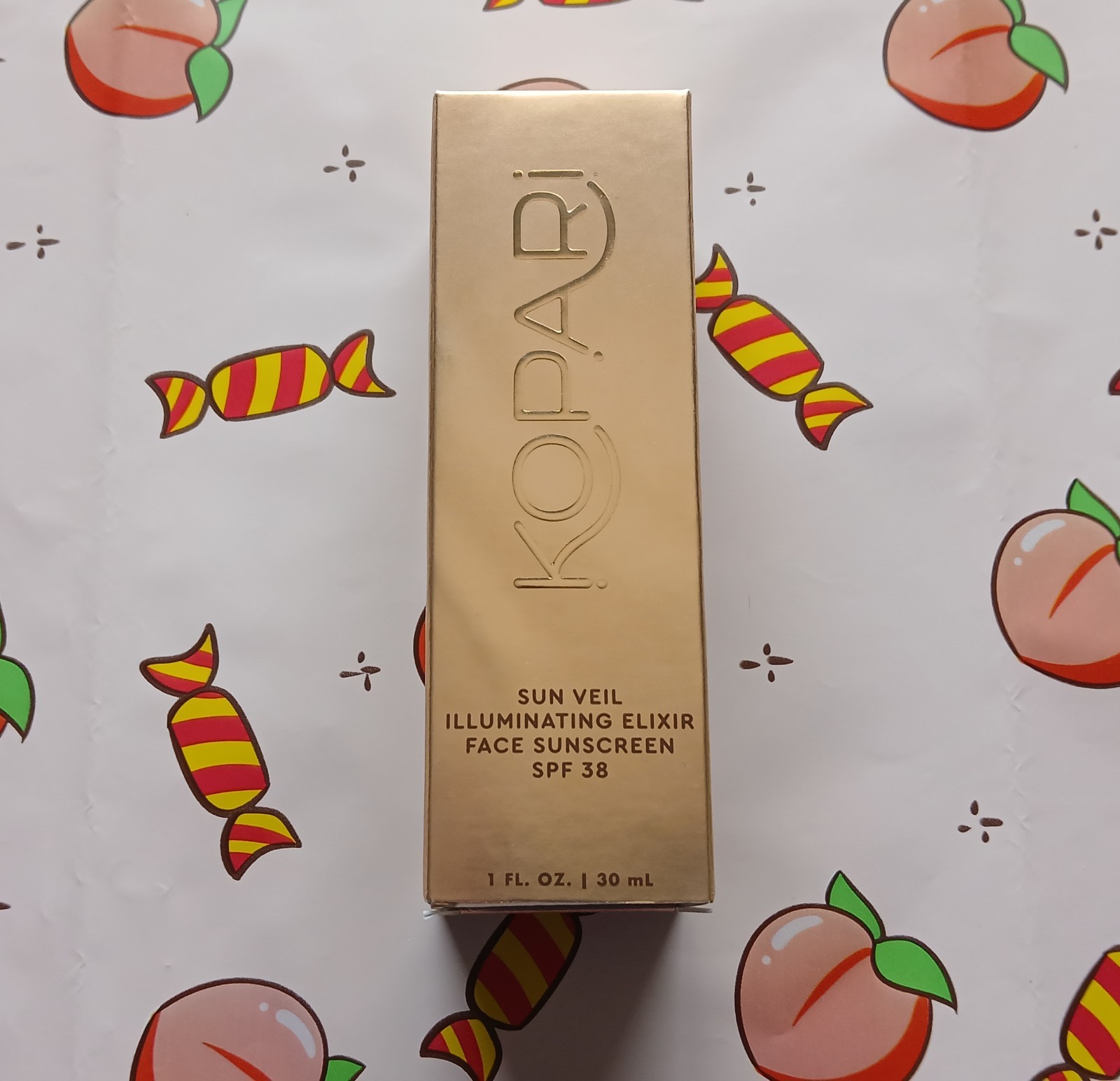 NIB Kopari Beauty Sun Veil Illuminating Elixir Face Sunscreen SPF 38