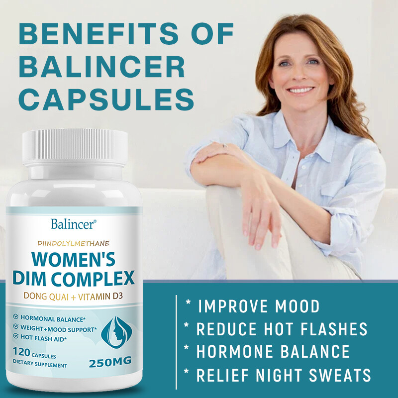 Women’s DIM Complex, Dong Quai + Vitamin D3, Hormone Balance, Weight Support