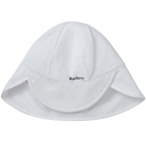 MaxNova Sombrero de sol para bebé, 6-24 Months Paquete de 2 Blanco/Verde