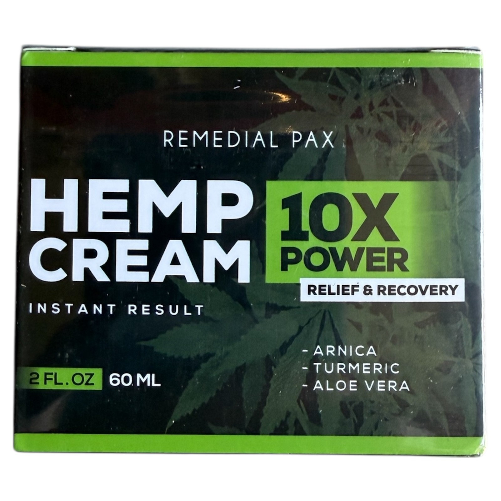 Remedial Pax Hemp Cream 10X Power – Relief & Recovery | 2 fl oz / 60 ml