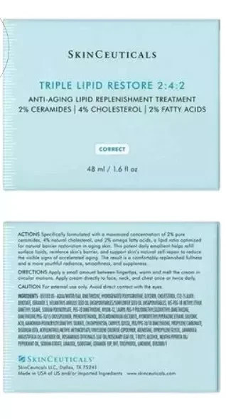 SkinCeuticals Triple Lipid Restore 1.6 oz Face Cream 2:4:2, 48ml Sealed New Box