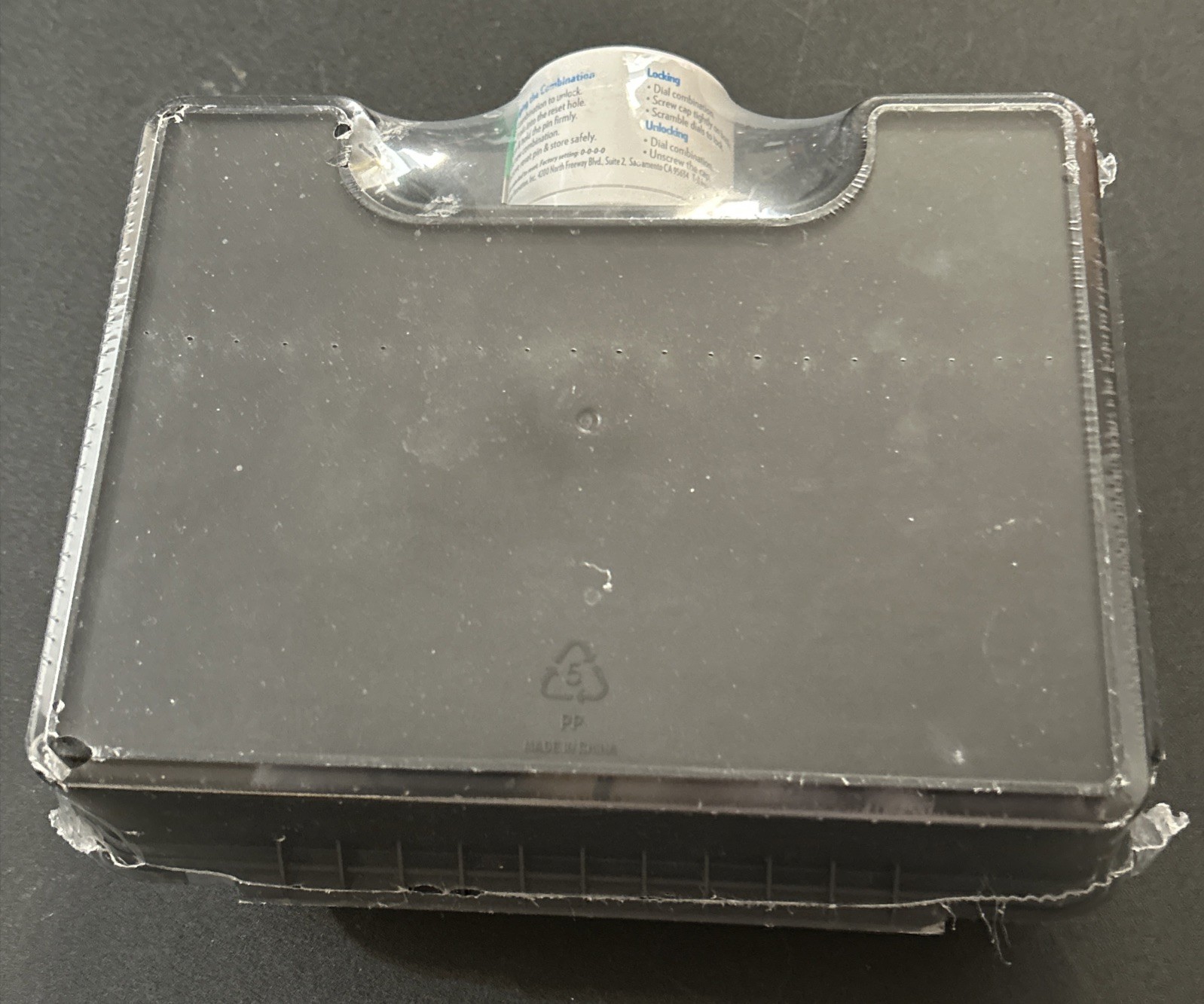 Safer Lock Box, Secure Medicine Box, 4-Digit Combination Lock, New & Sealed!