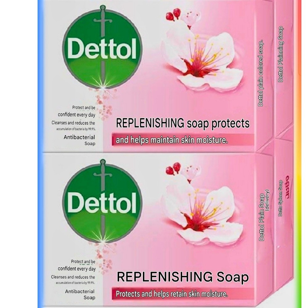 Dettol Replenishing SkinCare Bar Soap 60g X 4 packFree Shipping