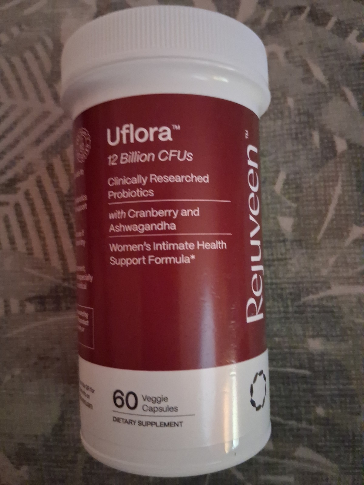Rejuveen Uflora Vaginal Probiotics | Supports 60 Count Exp: 8/2026