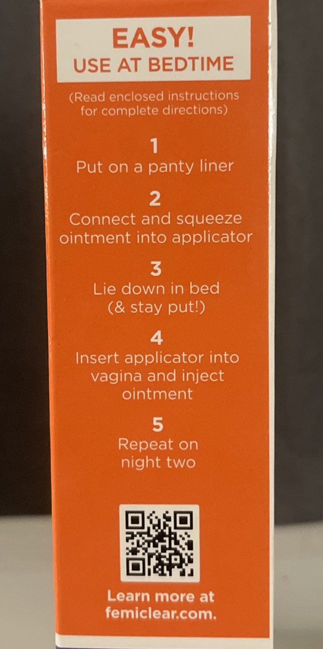 FemiClear Homeopathic Bacterial Vaginosis Symptoms 2-Day Dose EXP: 5/8/2026