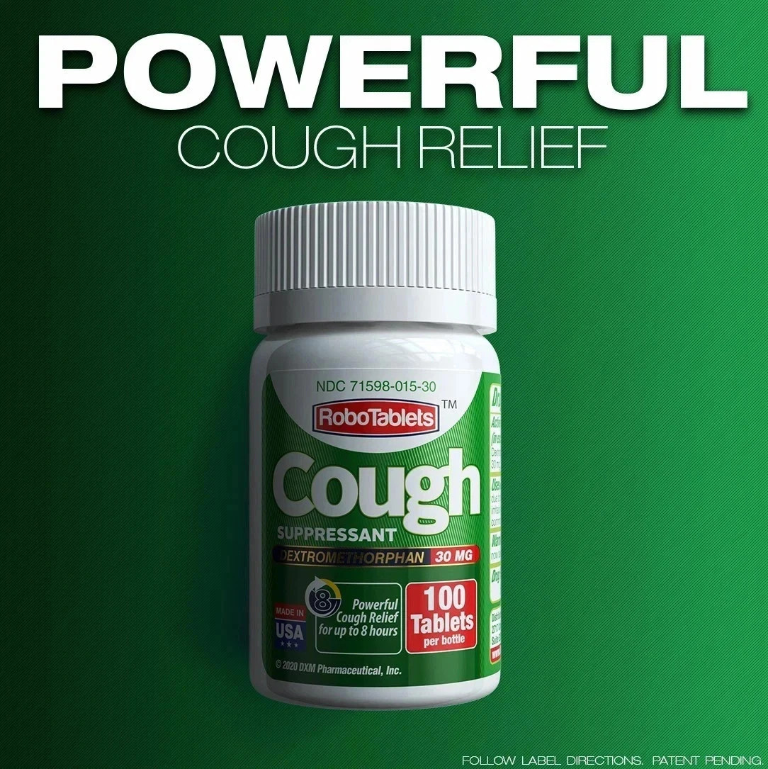 Cough Suppressant 100 Tablets 30mg Dextromethorphan
