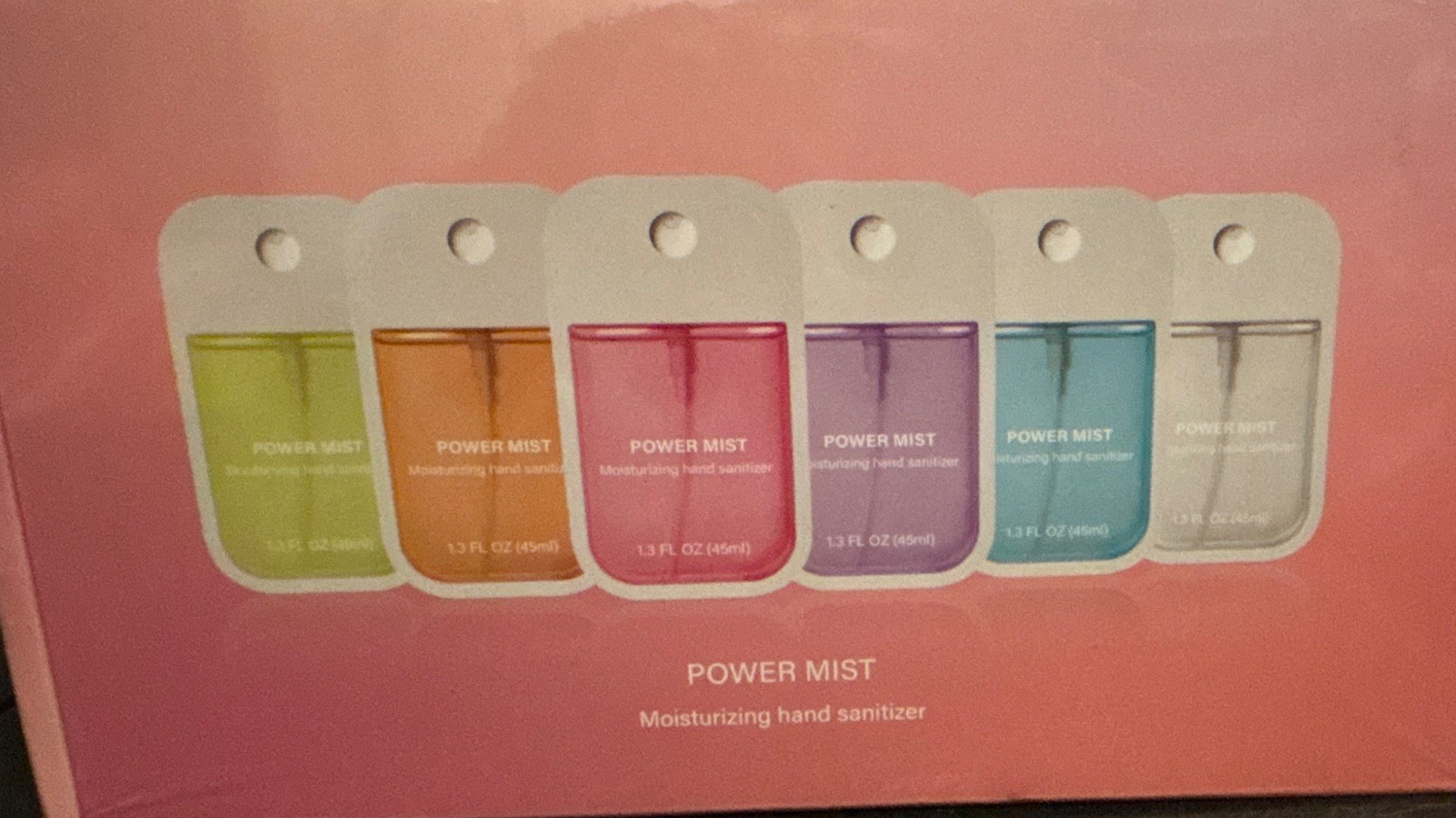 POWER MIST Moisturizing Hand Sanitizer, Multicolor, 1.3 fl oz (45mL)
