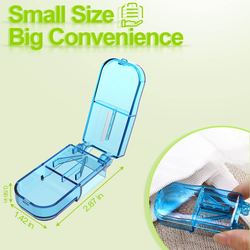 7 Day Pill Organiser Moisture-Proof Dust-Proof Large Weekly Pill Box for Fish US