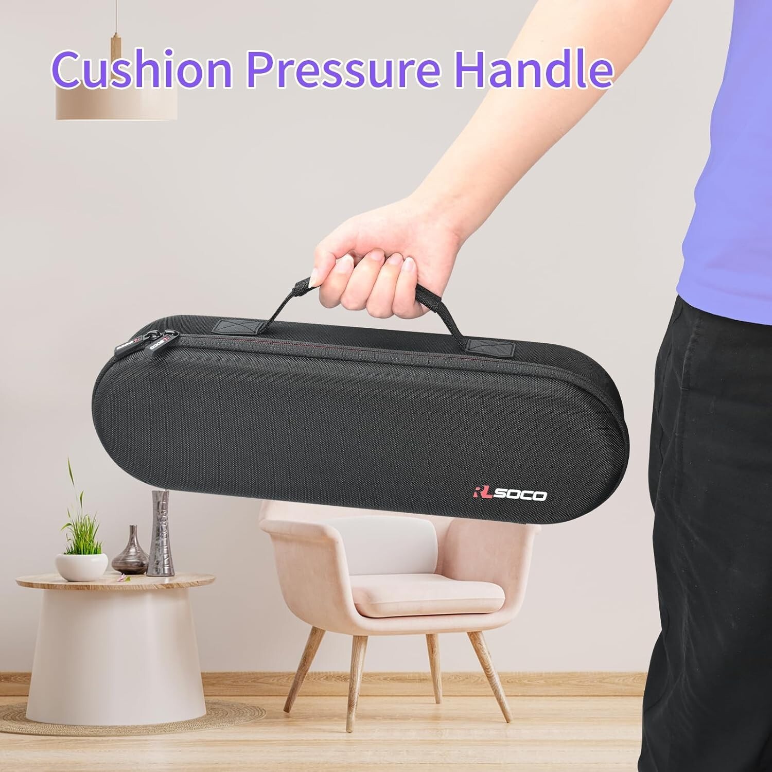 Travel Case for Dyson Airstrait & Corrale Straightener – Water-Resistant Design