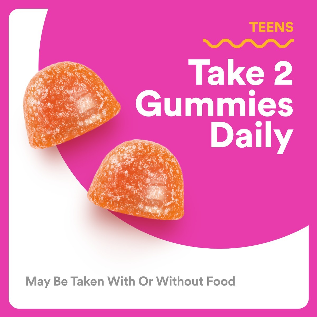SmartyPants Teen Girl Plus Multivitamin & Omegas Gummies with Vitamins C,60ct