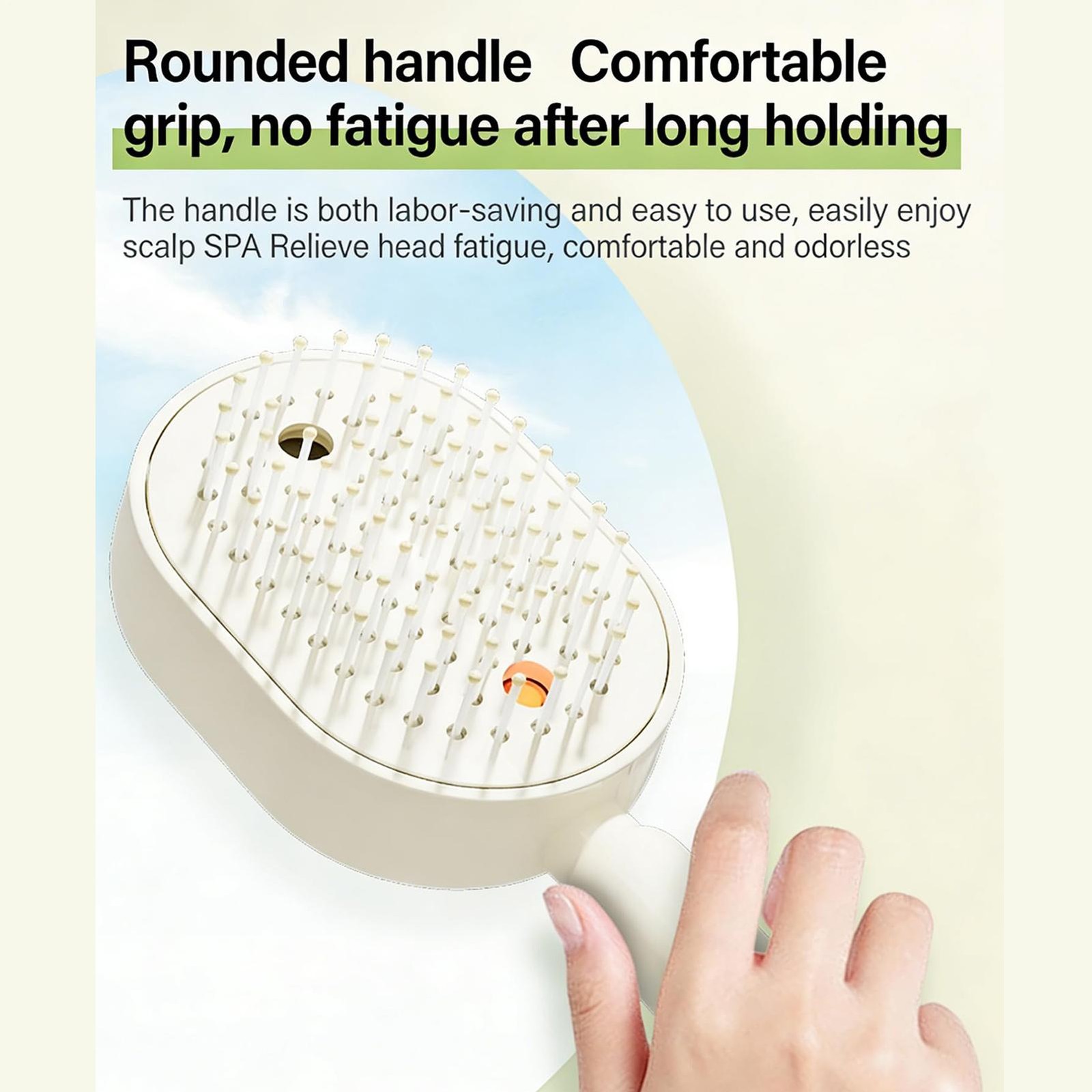 2026 New Electric Steam Brush, Electric Steam Brushs for Hair, Rechargeable
