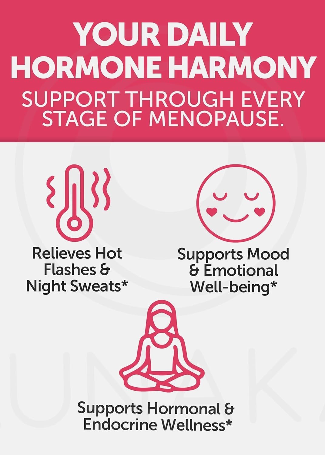Lunakai Natural Menopause Supplements for Women 13-in-1 Menopause Relief
