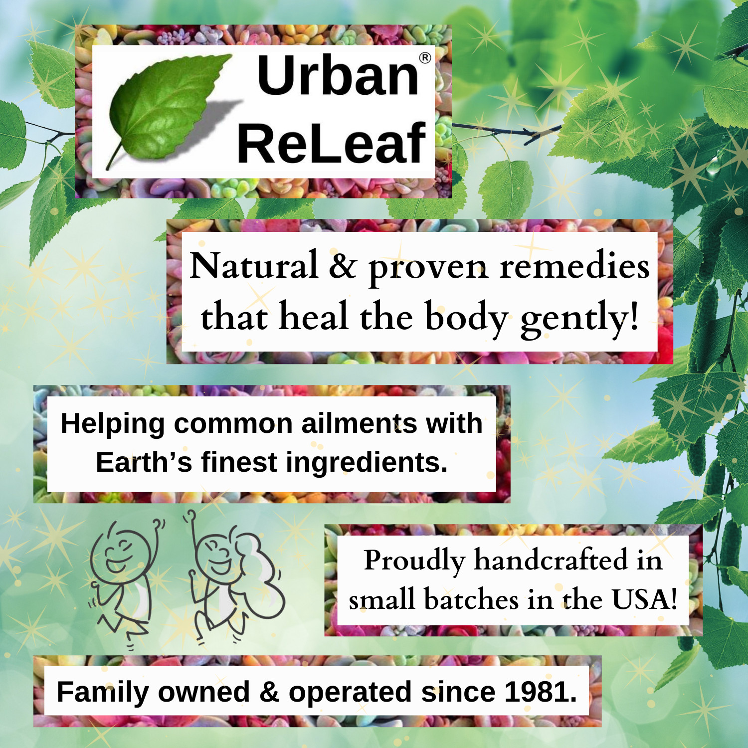 Urban ReLeaf Happy Birthday Body Balm! Fresh Gift Special Present Gender Neutral