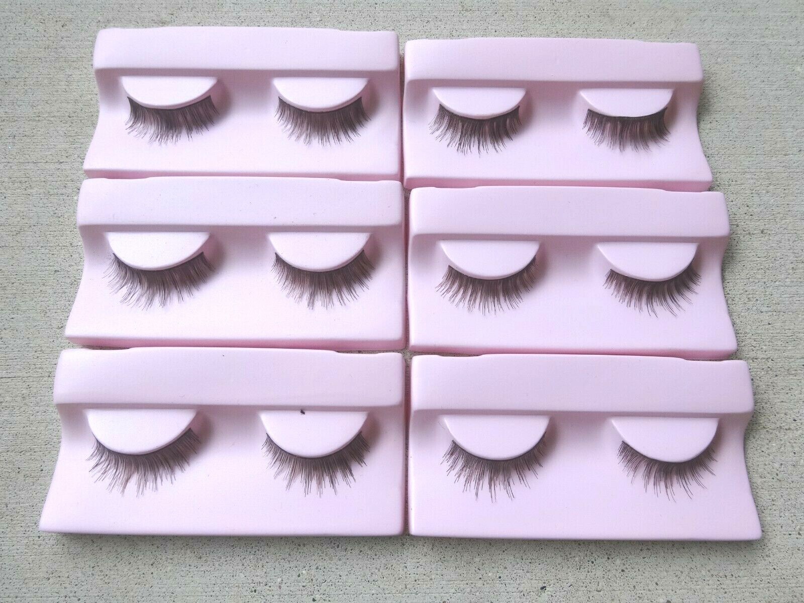 SIX SETS Marilyn Miglin False Eye Lashes 799-67-75 Real Hair Made in Korea New