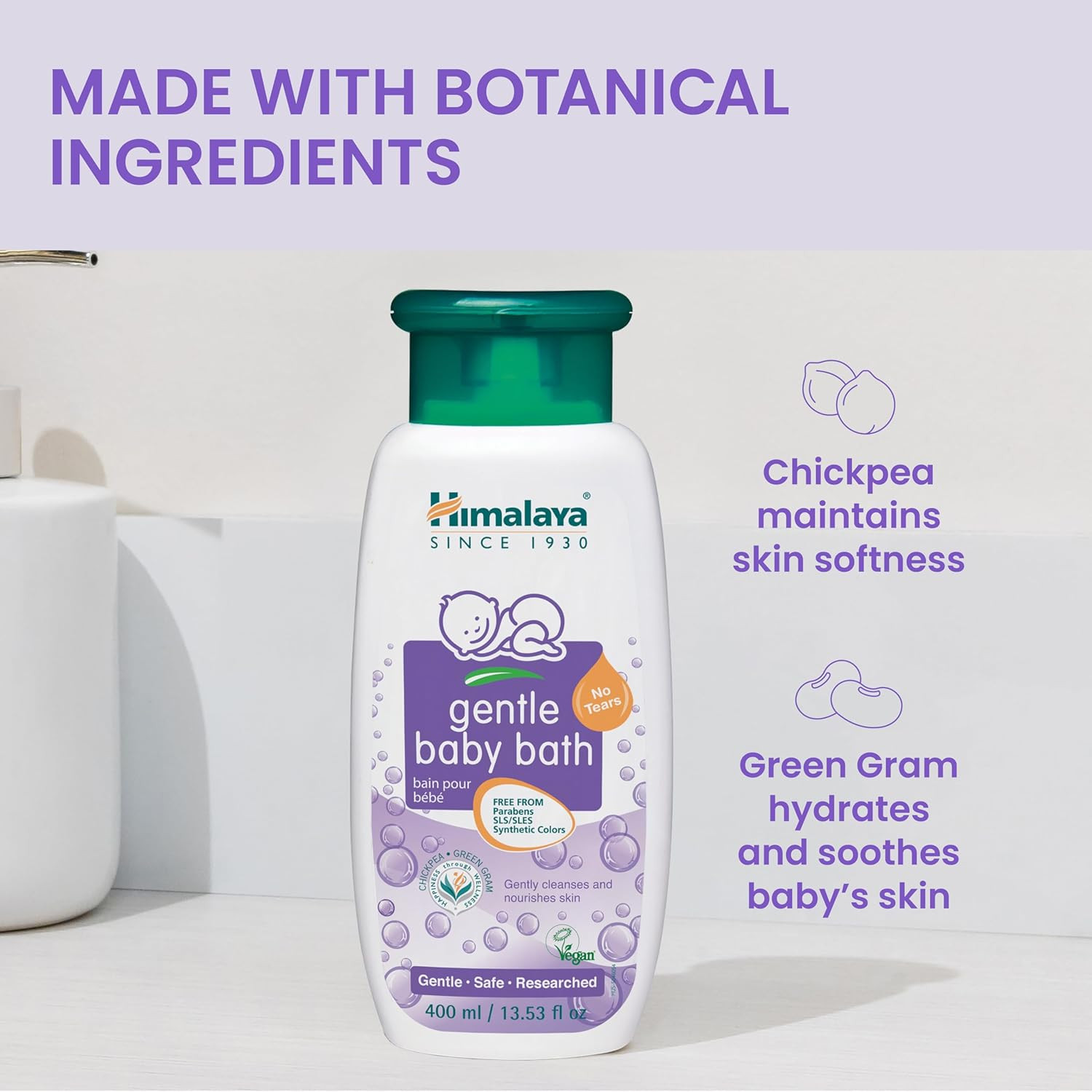 Gentle Baby Bath, Gentle, Non-Irritating Cleanser for Nourishing Your Baby’S Ski