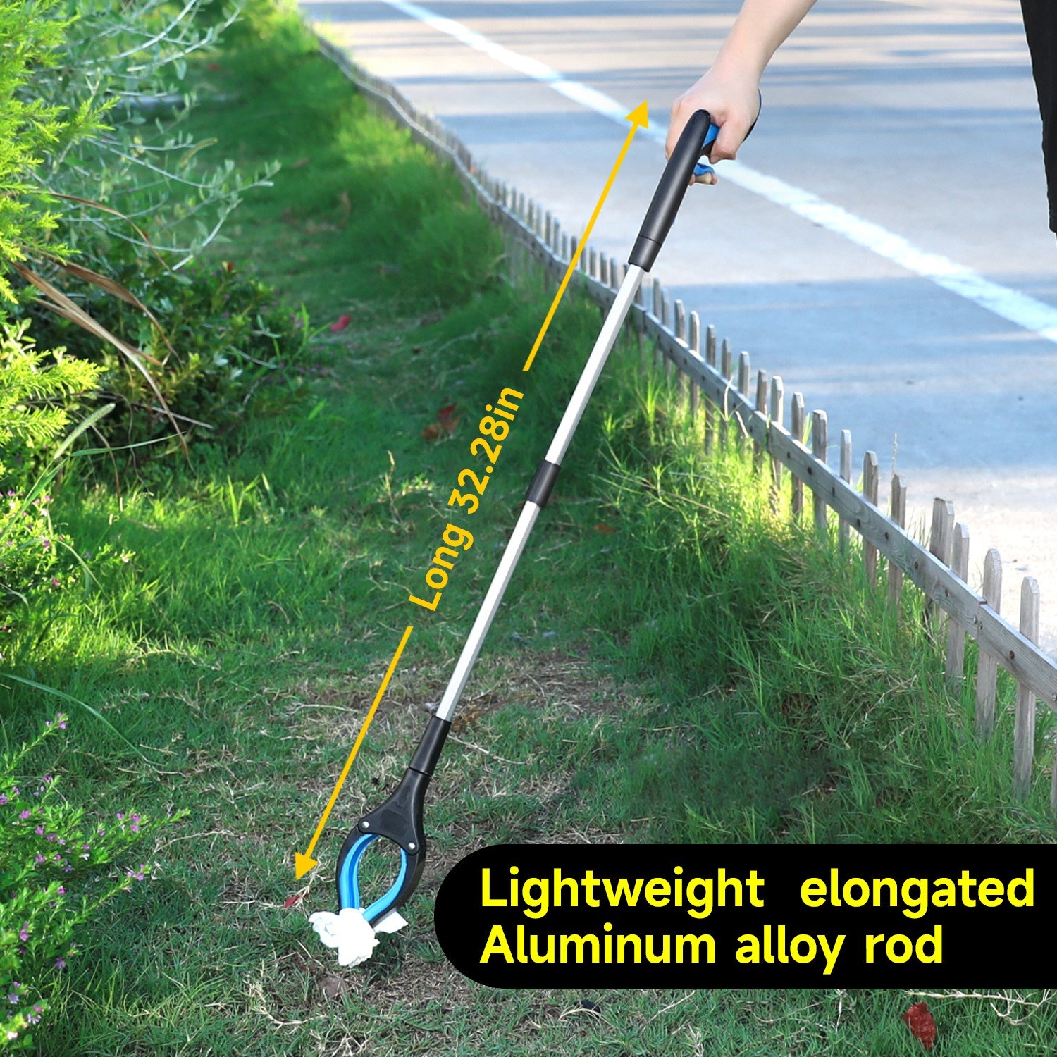 Trash Reacher Grabber Industrial Pick Up Stick Heavy Duty Helping Grabber Tool