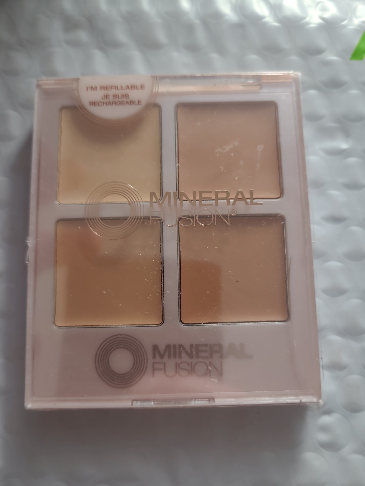 Mineral Fusion Cream Concealer Quad «Indulgence» Light Neutral NEW See Photos