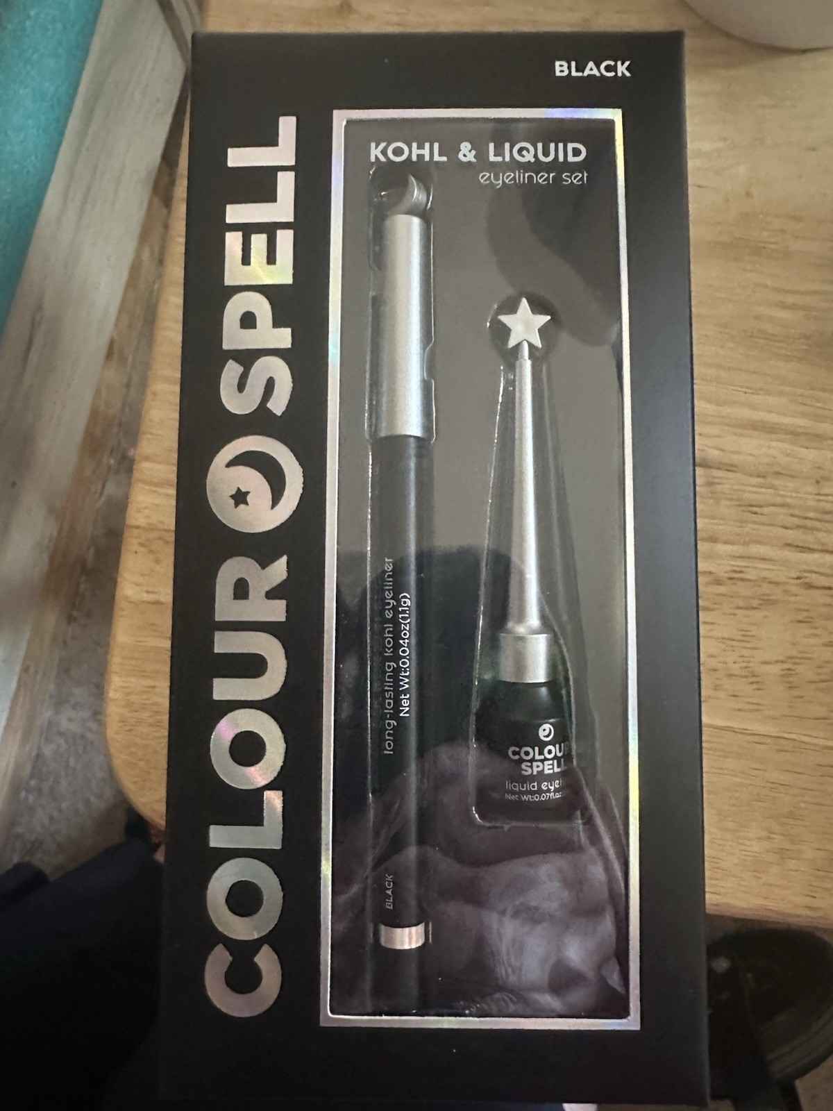 Colour Spell Eyeliner Set – Kohl & Liquid Formulas, Black Shade