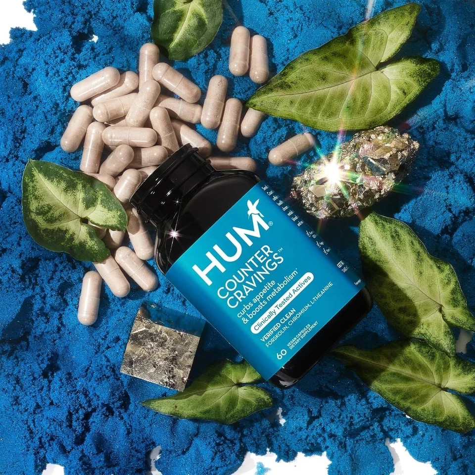 HUM Counter Cravings – Chromium Craving Suppressants with L-Theanine – 60Count