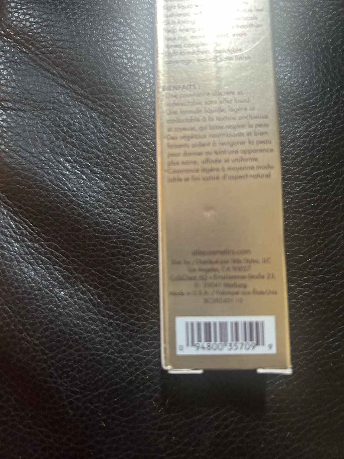 stila Hide & Chic Fluid Foundation, Fluid Formula Shade -Tan/Deep