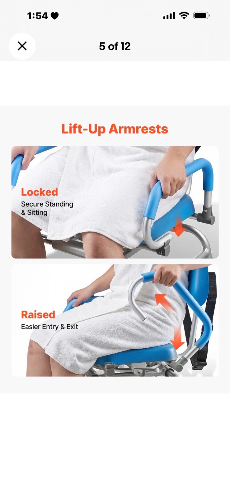 VEVOR Sliding Shower Chair Tub Transfer Local Pickup 30241 See Description