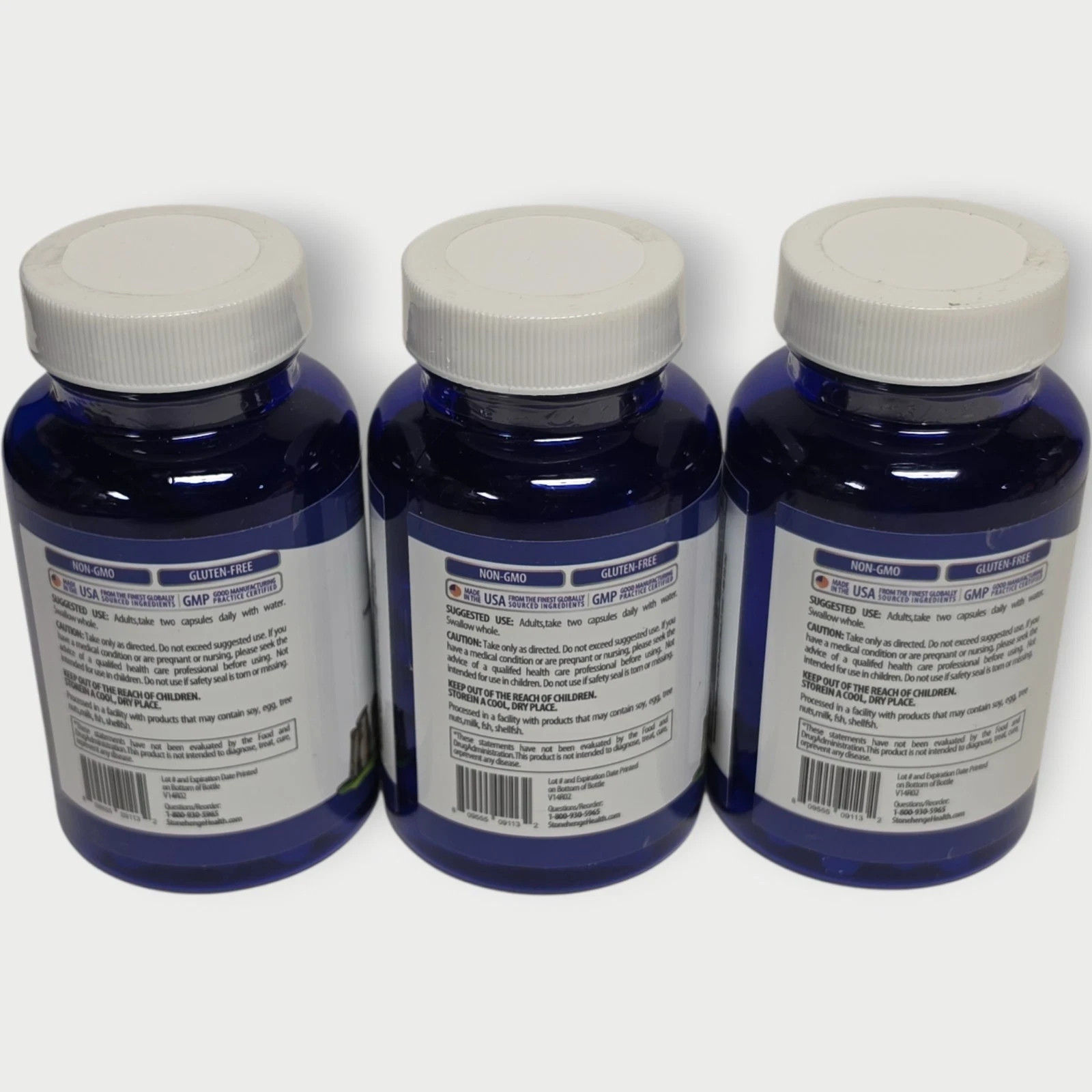 Pack of 3 Dynamic Brain Supplement 60 Capsules–Memory Focus Clarity, EXP 09/2027