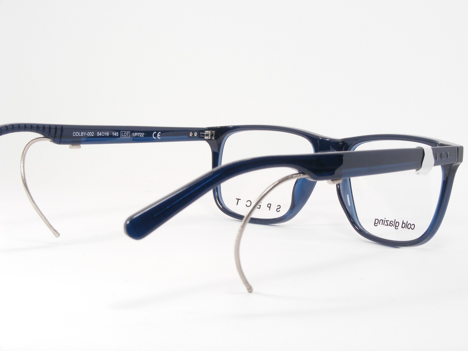 SPECT COLBY-002 Transparent Dark Blue UNIQUE EYEGLASSES GLASSES 54-16-145mm