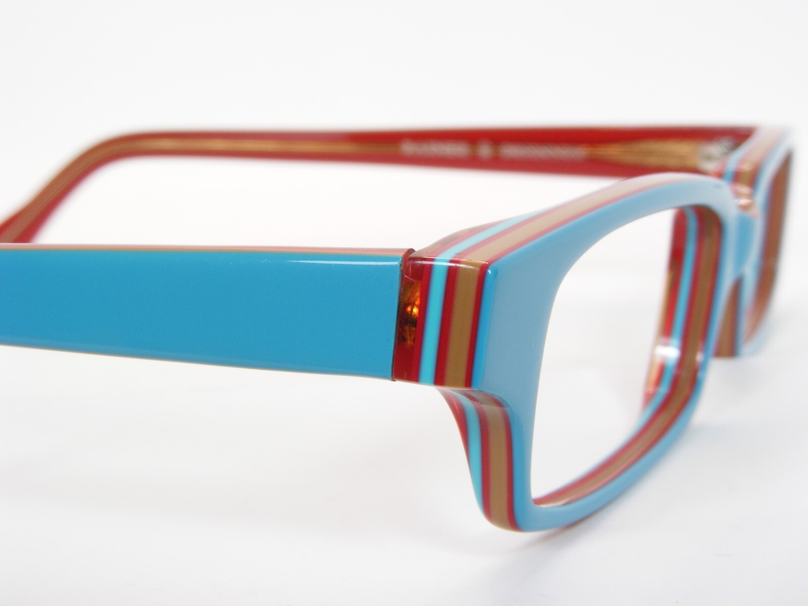 RAINER & BRENNER 2355 2069 Blue / Multicolor Unique RARE EYEGLASSES 50mm (NOTES)