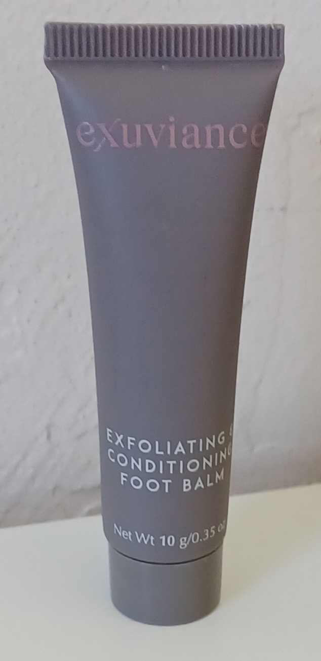 Exuviance Exfoliating & Conditioning Foot Balm 0.35 fl oz/10 g Travel Size NEW