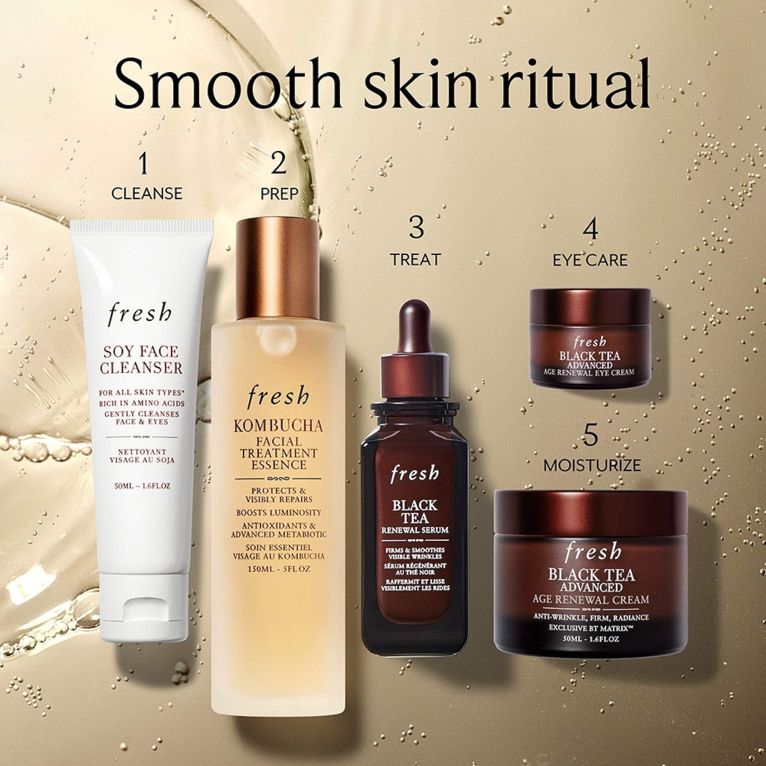 fresh Authentic Soy Hydrating Gentle Face Cleanser 3 Sizes Are Available